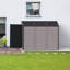 4 ft. W x 8 ft. D Plastic Pent Storage Shed