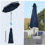 Parasol de patio de 9 pi avec bouton-poussoir inclinable et manivelle Outsunny-429033035