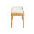 Colombano Rattan and Mahogany wood Bench