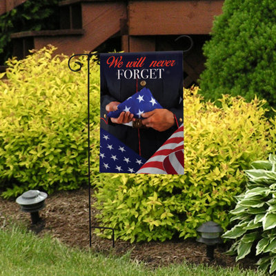 We Will Never Forget Garden Flag
