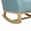 Chaise berçante en velours Jeffren-1311325477
