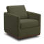 Fauteuil pivotant rembourré avec coussins réversibles Bobbi-118016403