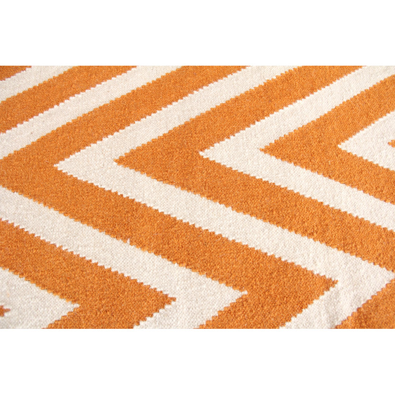 Wool Chevron Area Rug, Rectangle 9'6" x 13'6"