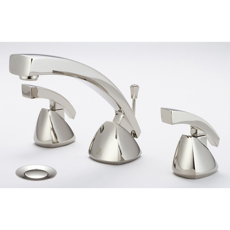 Caesar Bathroom Faucet with Drain Assembly, Polished Nickel