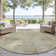Machine Washable Indoor/Outdoor Xhevrie Sage Rug