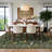 Washable Animal Rug 6x9 Farmhouse Floral Rug Non Slip for Living Room, Non Shedding Low Pile Carpet, Soft Thin Foldable Indoor Mat for Bedroom Dining Room Playroom Nursery, Green-265553059-266726749