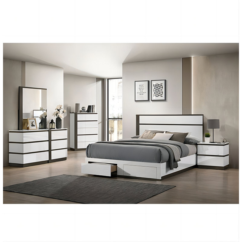 Lightfod Platform Storage Bed, Queen