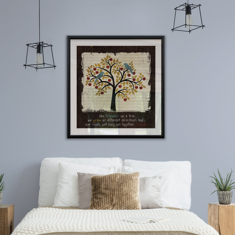 Family Tree - reproduction de cadre photo sur papier, H 26,5 po x l 26,5 po x P 1,5 po