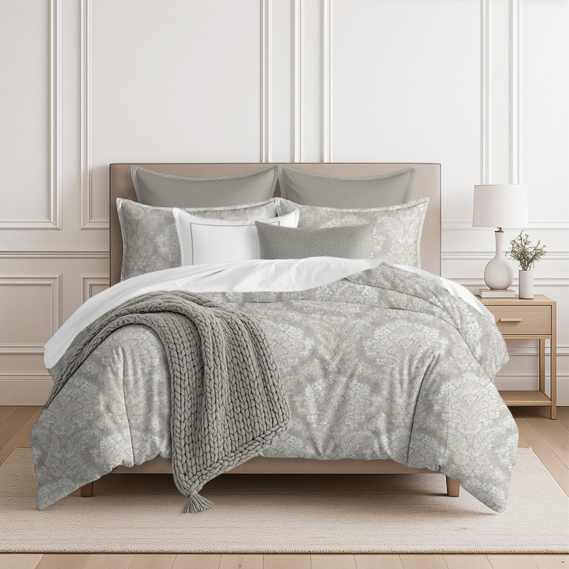 Ensemble de couvre-lit simple et 1 taie décorative Ashton Sand, Couvre-lit simple + 1 taie décorative standard