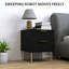 40cm W Manufactured Wood Bedside Table-807687465