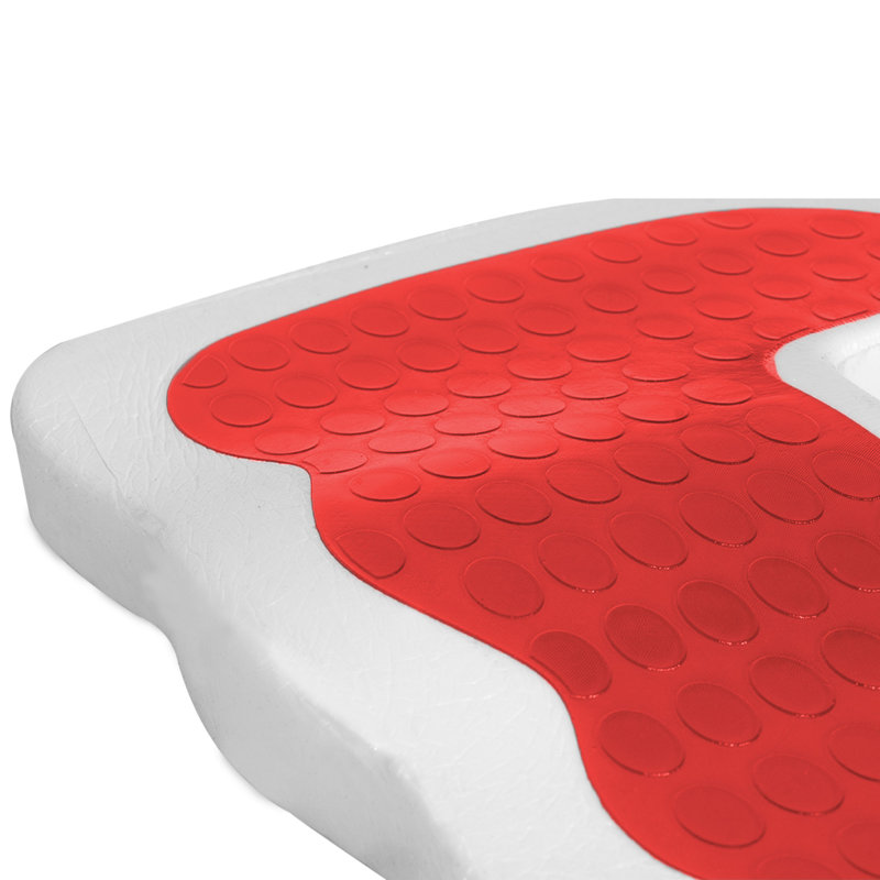 Coussin de siège de voiture ergonomique en gel, Rouge