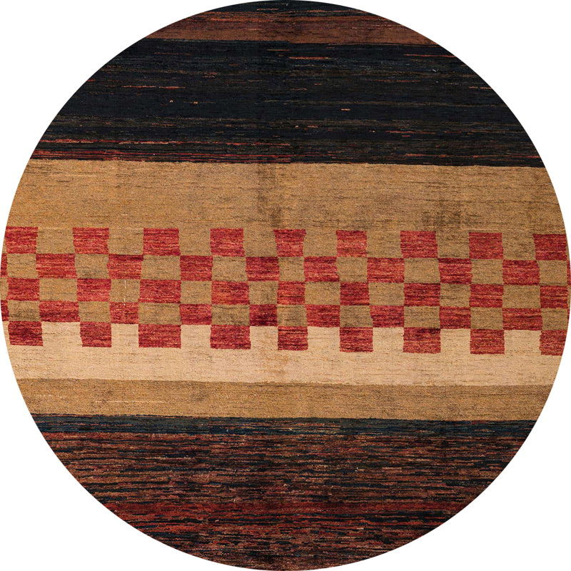 Abstract Indoor Rug, Round 3'