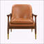 Chaise d'appoint 29,2 po Mid-Century-1663345409