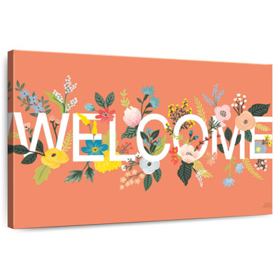 Khylige Wild Garden Welcome Wall Sign