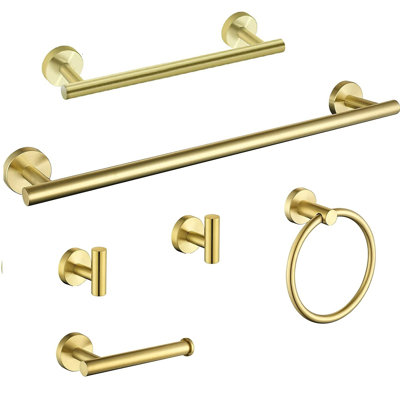 Ensemble de quincaillerie de salle de bain 6 pièces