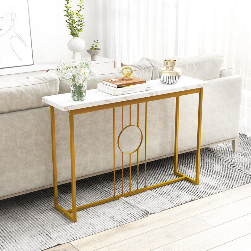 120cm Console Table, Gold
