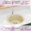 Zadie Granite Kitchen Sink Single Basin Round-66131905