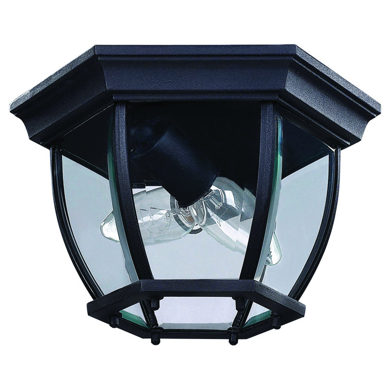 Plafonnier encastré d'extérieur 2 lumières