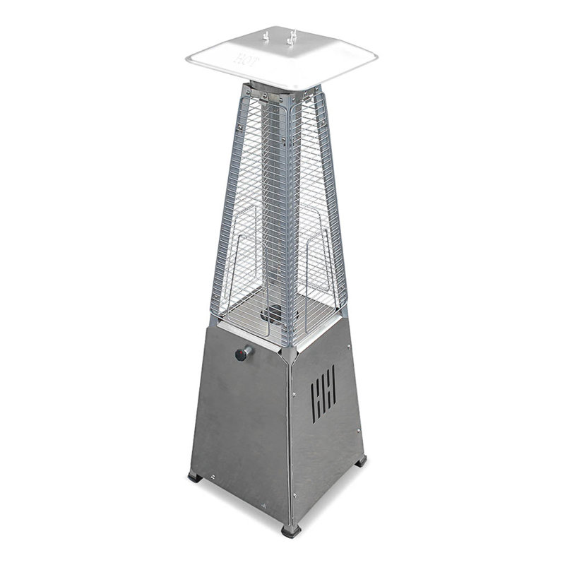 Chauffe-terrasse de table au propane 9 500 BTU Miceli, Acier inoxydable