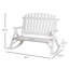 Chaise berçante d'extérieur en bois
