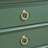 Carmona Vintage Green 2-Drawer Tray Top Nightstand-889680974