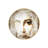Beige Antique Woven Carpet With A Woman's Face Pattern-2072583401