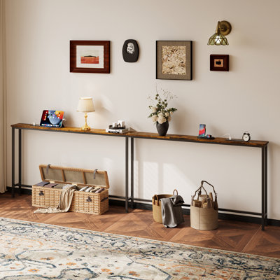 Table de canapé 102 pouces Homlux Brown