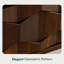 Table basse à 4 pieds en bois massif avec rangement Georgina-74812133