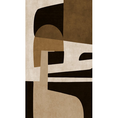 Terra Abstract Brown Wall Mural