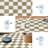 Runner Rug - Machine Washable, Non-Slip, Stain-Resistant Checkerboard Plush Carpet for Hallways, Entryways, Bedrooms (Navy Blue)-681987331