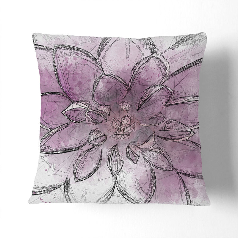 Square Throw Cushion, 40cm H x 40cm W x 15cm D, White