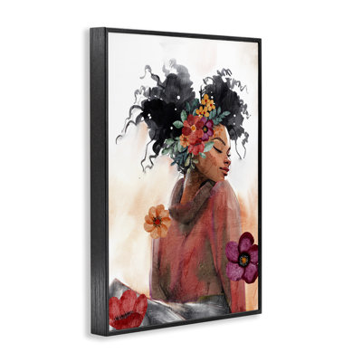 Rêve féminin, estampe numérique, design par Kim Allen