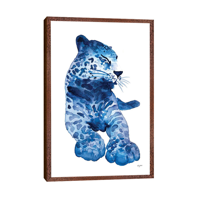 Lovely Leopard by Kelsey McNatt - Floater Frame Gallery-Wrapped Canvas Giclée on Canvas