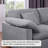 6 - Piece Modular Oversized Reversible Corner Sectional Sofa Cloud Couch-140416316