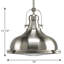 Luminaire suspendu en dome à 1 lumière-22173745-21228103
