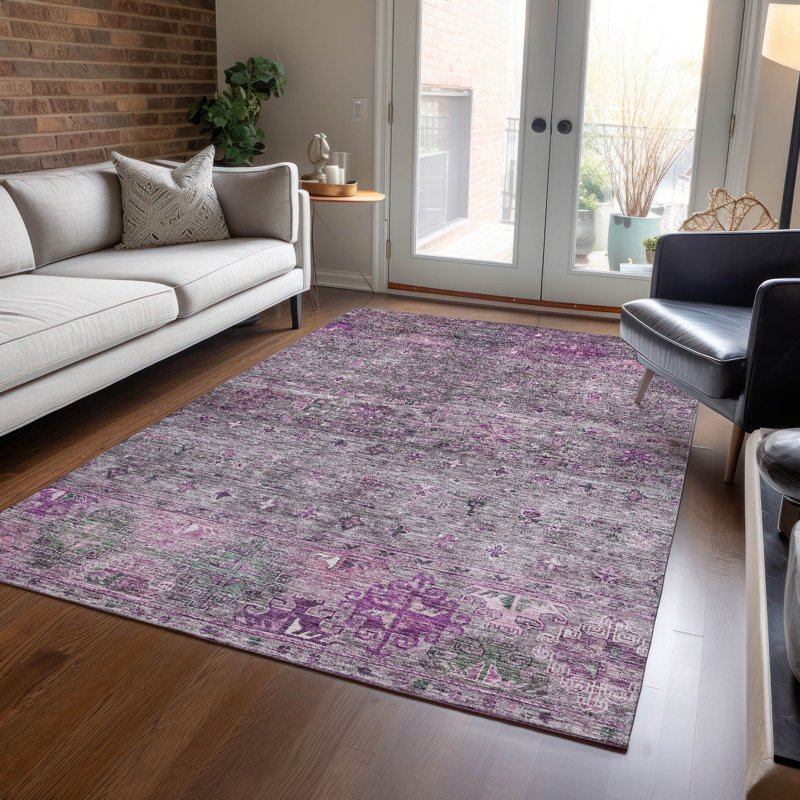 Tapis intérieur / extérieur lavable Yaniqa , 9 pi x 12 pi