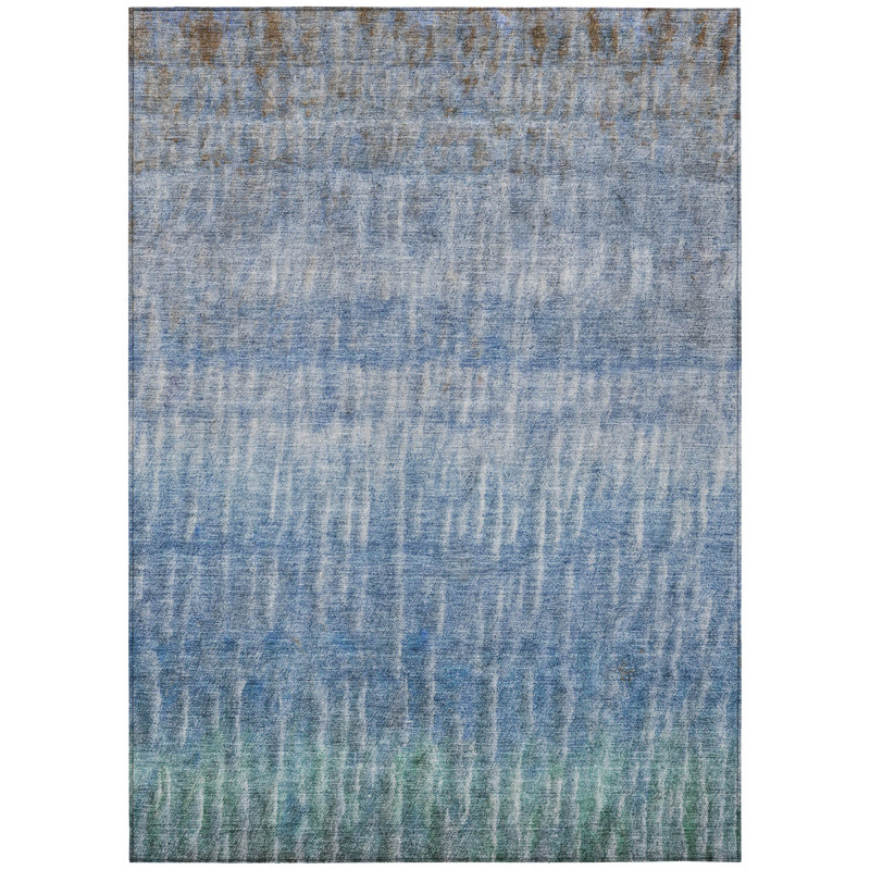 Machine Washable Indoor/Outdoor Matteson ACN2317 Casual Rug, Rectangle 10' x 14'