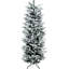 Splendeur de Noël enneigée de 6 pi, brillance 477 branches, ouverture automatique, base en acier, arbre artificiel, ensemble,