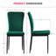 Tufted Upholstered Velvet/Suede Armless Dining Chair with High Back-538156159