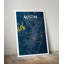 Austin City Map - No Frame Print-2121011104