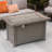 Ashjian Wicker Patio Conversation Set with Fire Pit Table-183565576-165689054