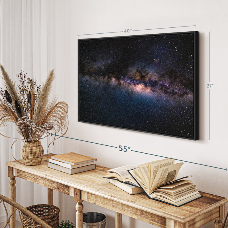 Milky Way System Canvas Print, 27" H x 40" W