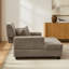Chaise longue rembourrée en tissu 39,76 po-1984748420