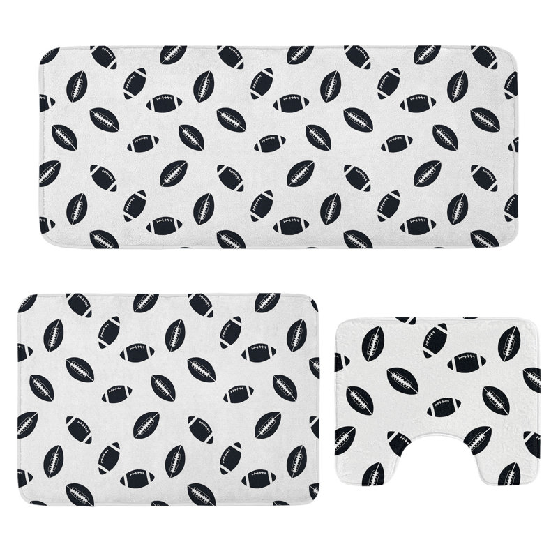 Tapis de salle de bain American Football