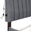 Lit plateforme gris avec lit gigogne simple TG pour une expérience de sommeil amusante-1128045957