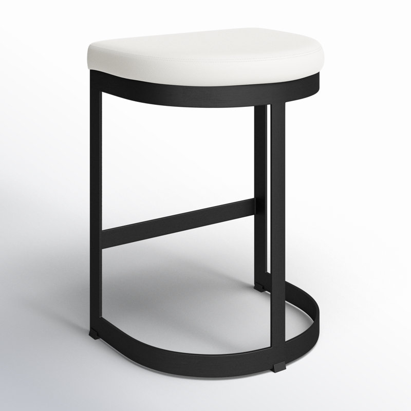 Joss & Main Huntington White Counter Stool