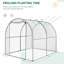 Wall 2m W x 2.5m D Greenhouse