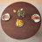 5-Piece Dining Table Set,  Wooden Kitchen Table With Upholstered Velvet Chairs-717032110-717032108