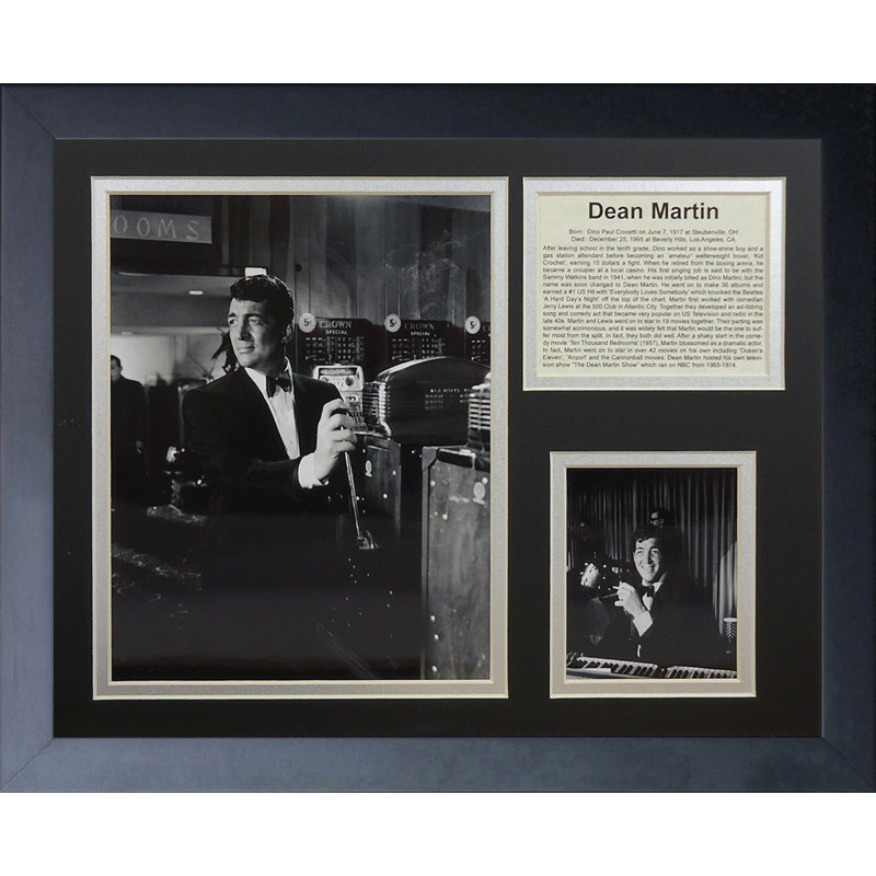 Souvenirs encadrée dean martin ii