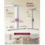 Adjustable Height Steel Standing Desk with Built-In Electrical Outlet-1837052704-1837052706